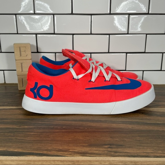 Nike KD Vulc Kevin Durant Canvas & Suede Sneakers - Picture 3 of 9